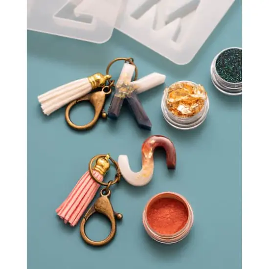 American Crafts&trade; Color Pour Resin Alphabet Mold {5}