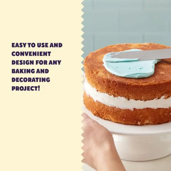 Wilton&trade; 13" Angled Icing Spatula with Black Handle {5}