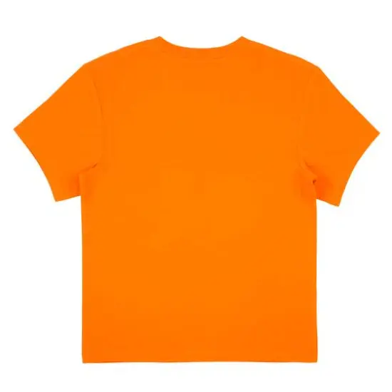 Orange Jack-o'-Lantern Face Youth Crew Neck T-Shirt by Celebrate It&trade; {3}
