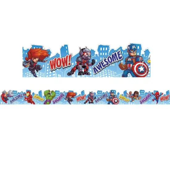 Eureka&reg; Marvel&trade; Super Hero Adventure City Scape Deco Trim&reg;, 111ft. {3}