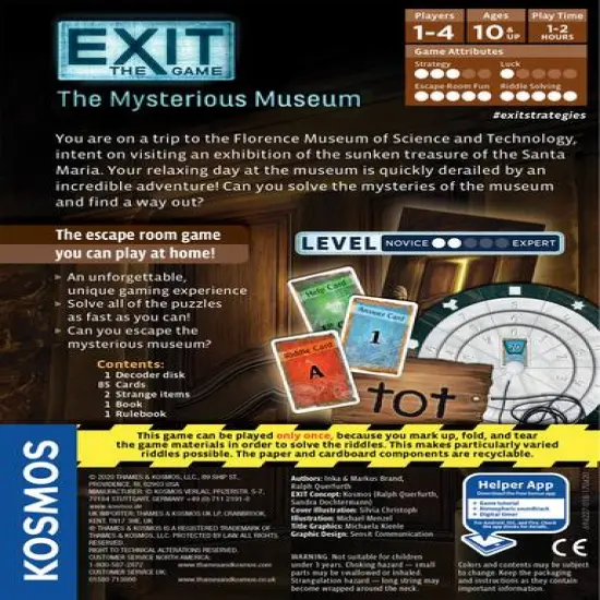 Thames & Kosmos EXIT: The Mysterious Museum Game {3}