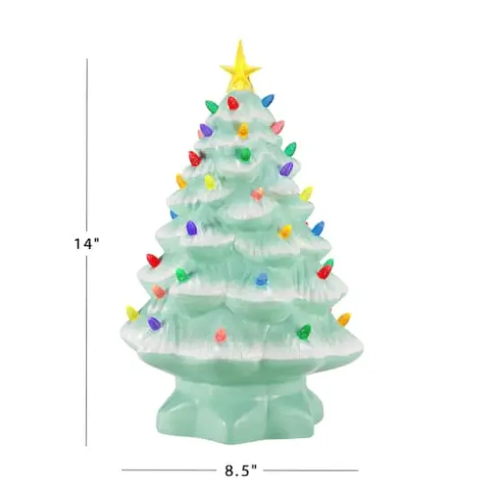 Mr Christmas. 14" Seafoam Nostalgic Tree {4}