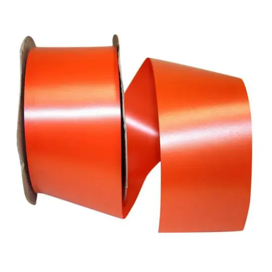 JAM Paper 2.5" x 100yd. Plastic Florentine Ribbon Orange {1}