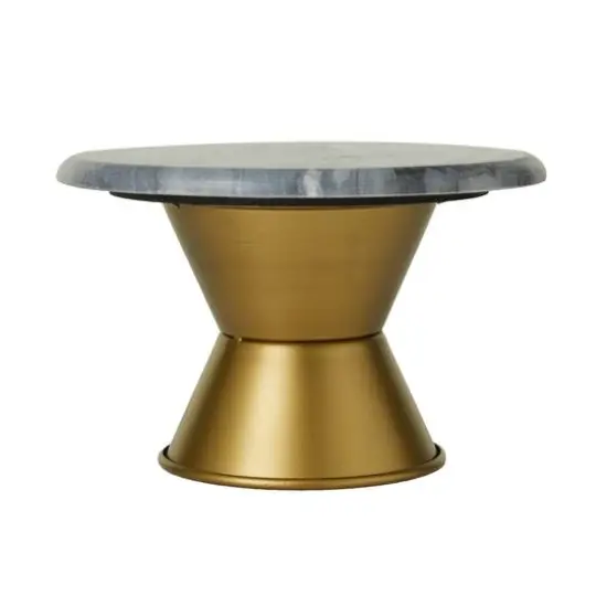 Grey Glam Cake Stand, 10" x 10" x 7" {3}