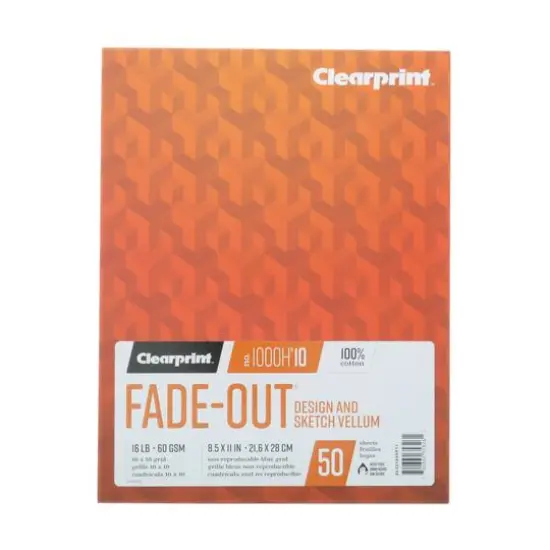 Clearprint&trade; Design Vellum Pad, 10 x 10 Grid {4}