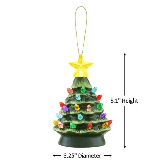 Mr. Christmas 5" Nostalgic Tree Ornament Green {4}