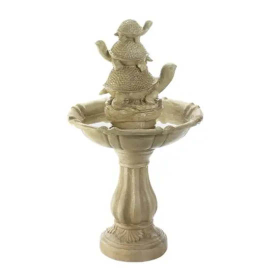 37.5" Turtle Trio Garden Fountain {1}
