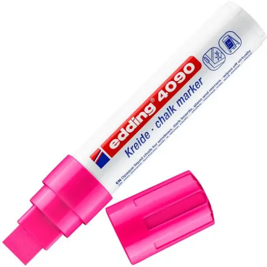 edding&reg; 4090 Jumbo Chalk Marker Neon Pink {5}