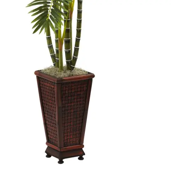 6.5ft. Areca Palm Tree in Decorative Planter {4}