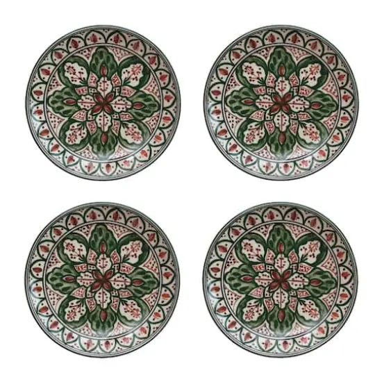 Hello Honey&reg; 7.5" Botanical Bliss Stoneware Plates, 4ct. {1}