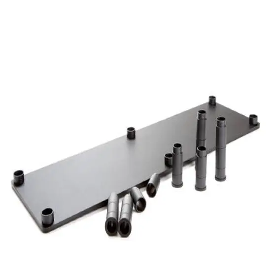 Mind Reader Black Large Dual Monitor Stand {8}