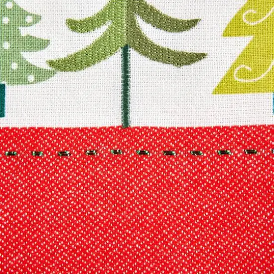 DII&reg; Festive Christmas Embellished Dishtowel Set {8}