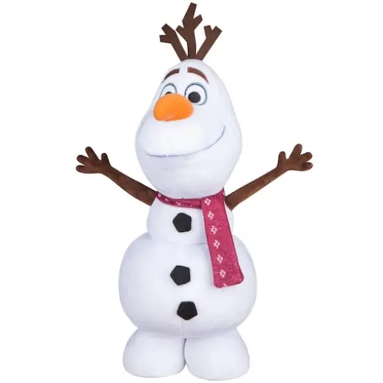 19.75" Disney&reg; Olaf with Red Scarf Holiday Greeter {1}