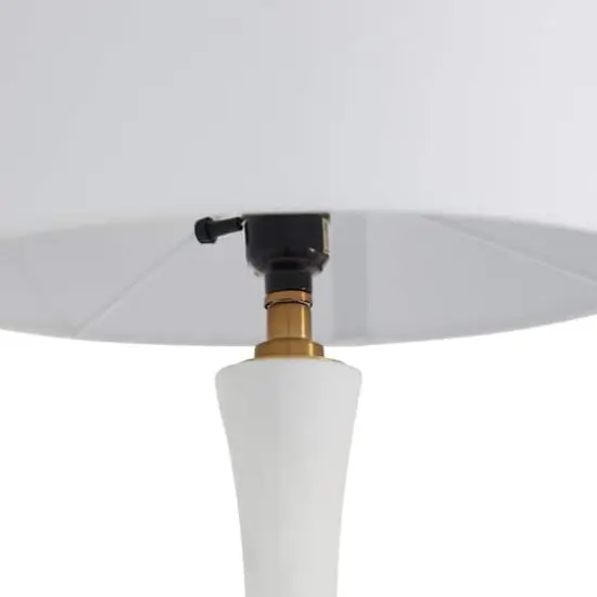 CosmoLiving by Cosmopolitan 25" Gold Ceramic Modern Table Lamp {4}