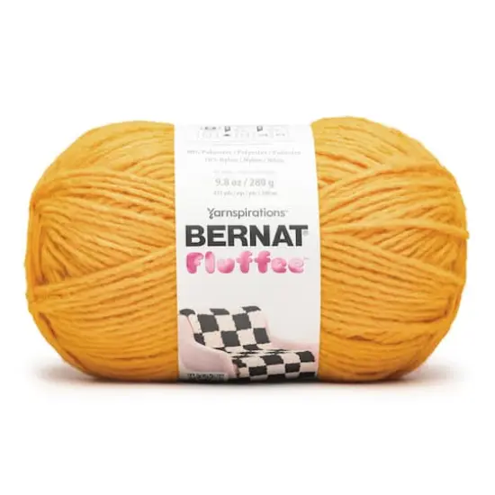 Bernat&reg; Fluffee&trade; Yarn Sunshine Yellow {1}