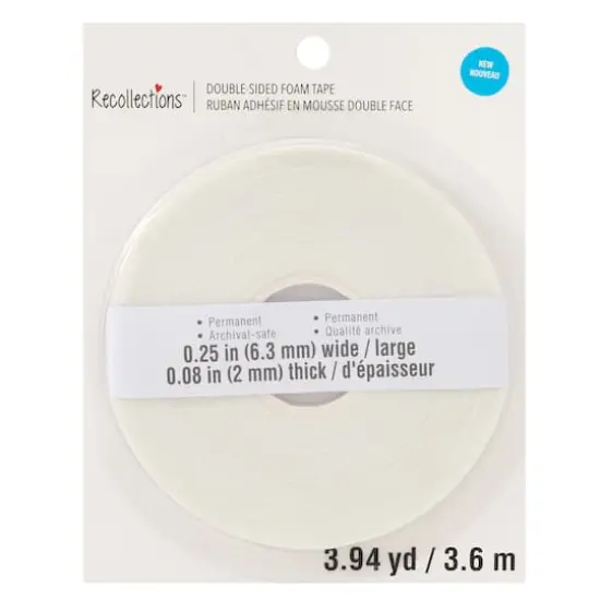 1/4" x 4yd. Double-Sided Foam Tape by Recollections&trade; {5}