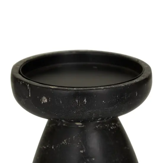 Black Traditional Candle Holder Set {4}