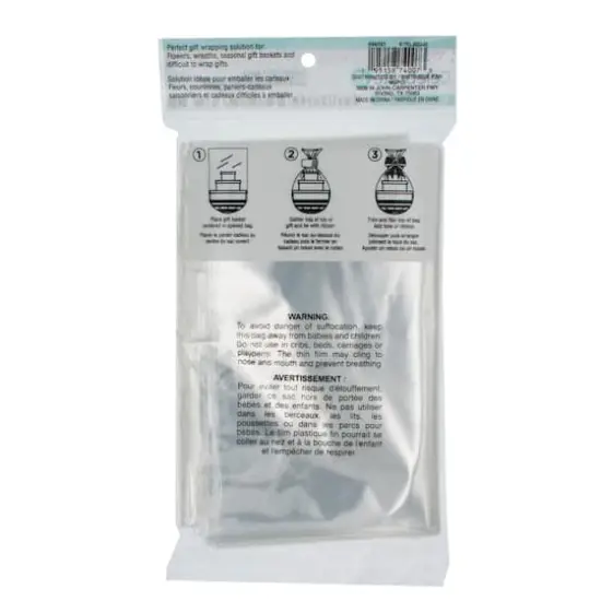 Small Clear Basket Gift Bags by Celebrate It&trade;, 24ct. {4}