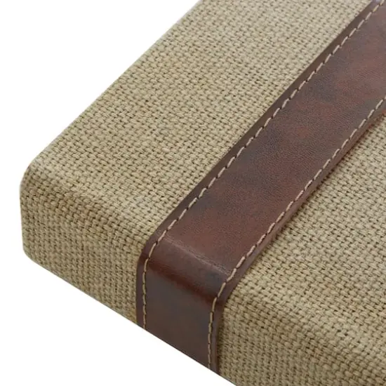 Beige & Brown Traditional Rectangular Wooden Book Set {6}