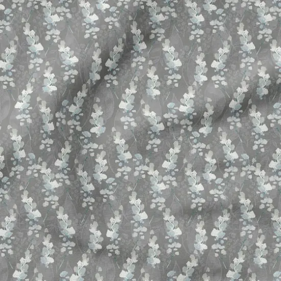 Fabric Editions Gray Motini Vines Cotton Fabric {5}