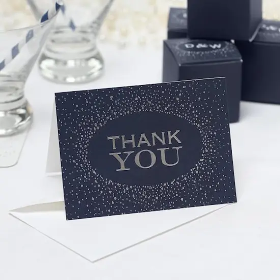 Hortense B. Hewitt Co. Navy Thank You Cards {3}