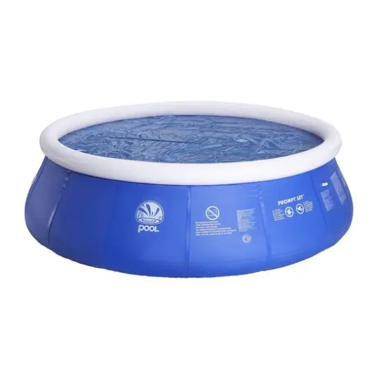 Pool Central 6.25ft. Round Floating Solar Swimming Pool Cover {1}