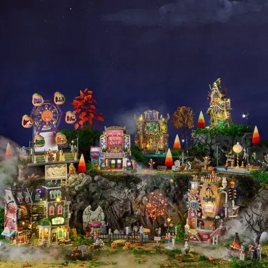 Lemax&reg; Spooky Town&reg; Jumping Jacks Ferris Wheel {7}