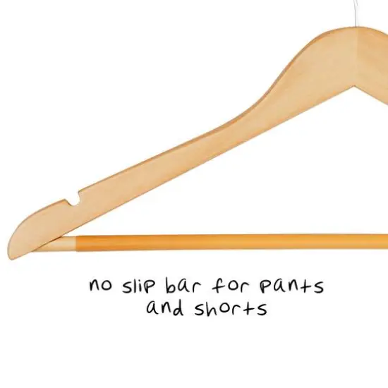 Honey Can Do Maple Wood Hangers, 24ct. {3}