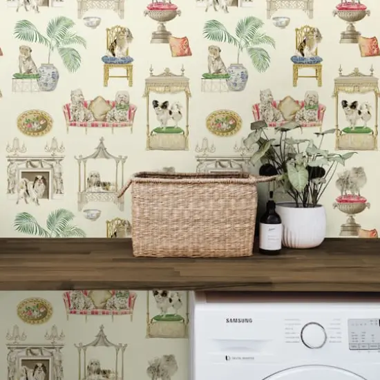 Surface Style Best in Show Peel & Stick Wallpaper Gardenia {5}