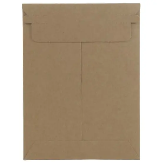JAM Paper 6" x 8" Brown Kraft Flat Photo Mailer Peel & Seal Closure Envelopes, 6ct. {4}