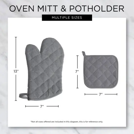 DII&reg; Terry Oven Mitts, 2ct. Pebble {6}