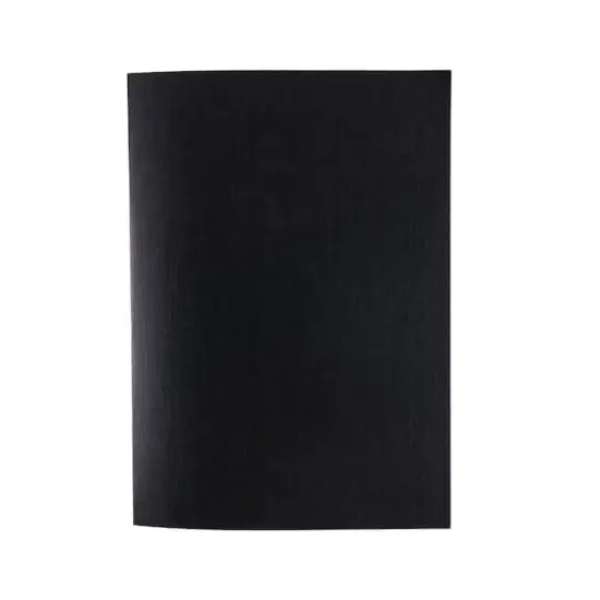 Fabriano&reg; EcoQua Plus A4 Lined Glue-Bound Notebook Black {1}