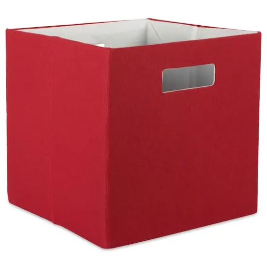 DII&reg; 13" Polyester Solid Storage Cube Rust {1}