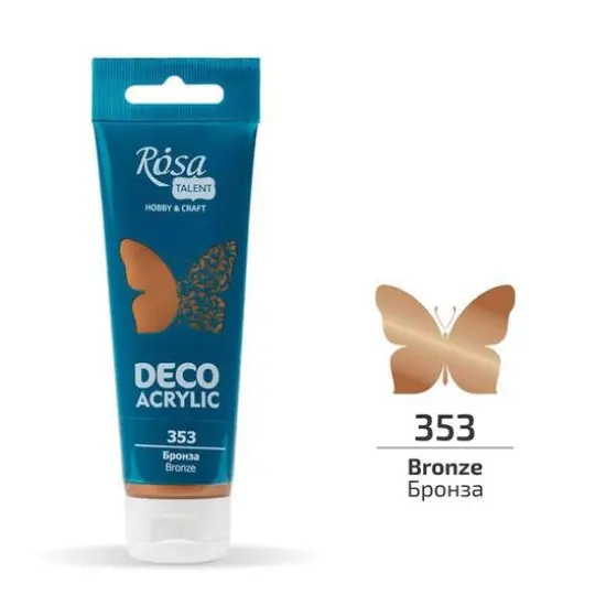 Rosa Talent Metallic Deco Acrylic Paint, 75mL 353 Bronze {1}