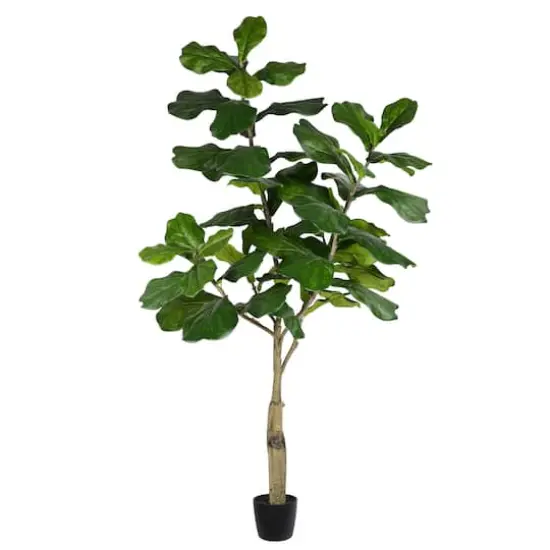 6ft. Potted Artificial Fiddle Tree {1}