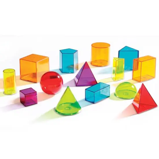 Learning Resources View-Thru Geometric Solids {1}