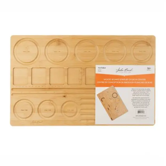 John Bead 11" x 17" Wood Bead Board Jewelry Design Center {4}