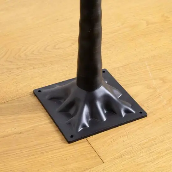 4ft. Pre-Lit Artificial Halloween Black Twig Tree with 24 Orange LED Pumpkin Shaped Lights {10}