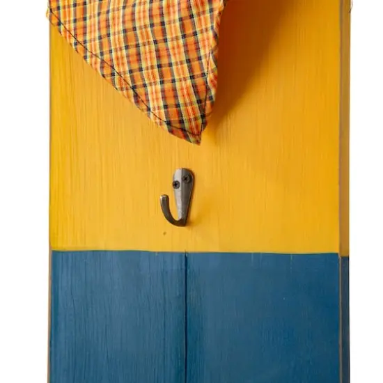 Glitzhome&reg; 42" Fall Lighted Scarecrow & Wreath Porch D&eacute;cor {9}