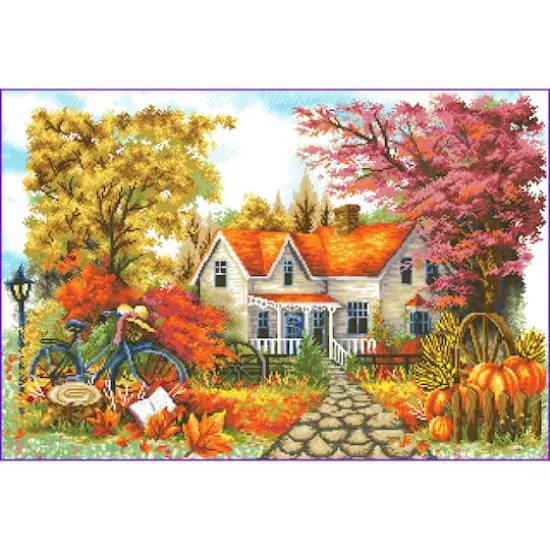 Diamond Dotz&reg; Autumn Days Diamond Painting Kit {3}