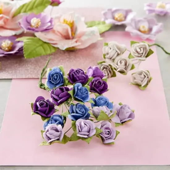 Mini Sachet Roses & Pansy by Recollections&trade; {3}