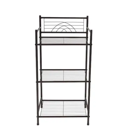 Bath Bliss Oil-Rubbed Bronze 3-Tier Storage Shelf {4}