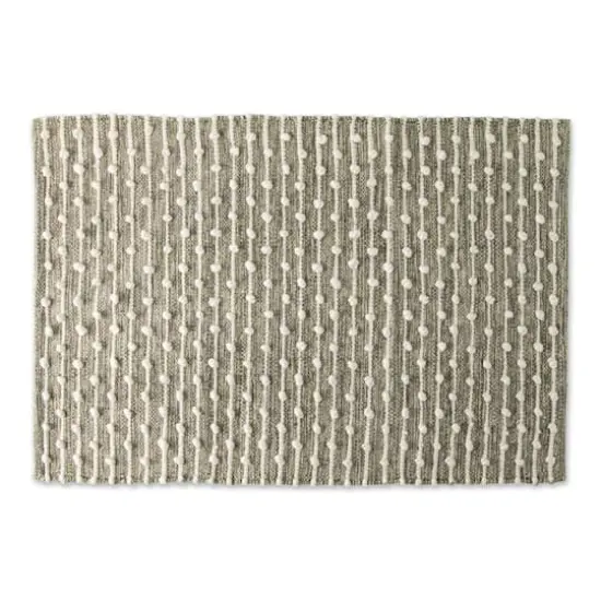 DII&reg; Antique Green Recycled Cotton Loop Rug, 2ft. x 3ft. {1}