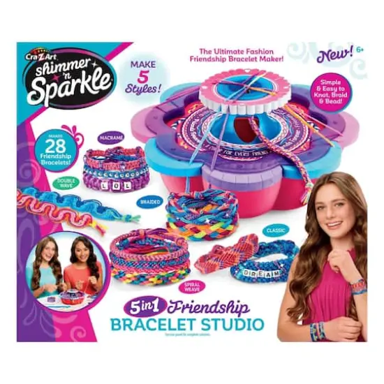 Cra-Z-Art&reg; Shimmer N Sparkle Friendship Bracelet Maker  {4}