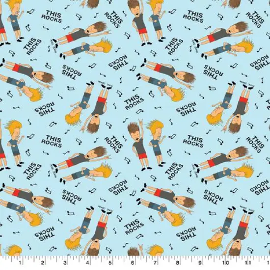 Nickelodeon Beavis & Butthead Cotton Fabric {1}