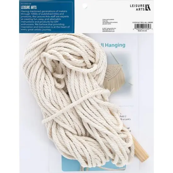 Leisure Arts&reg; Half Circle Hanging Macram&eacute; Kit {3}