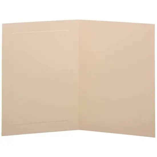 JAM Paper A7 Strathmore Ivory Wove Panel Fold Over Cards {3}