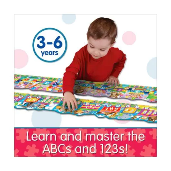 Puzzle Doubles! - ABC & 123 Trains: 60 Pcs {6}