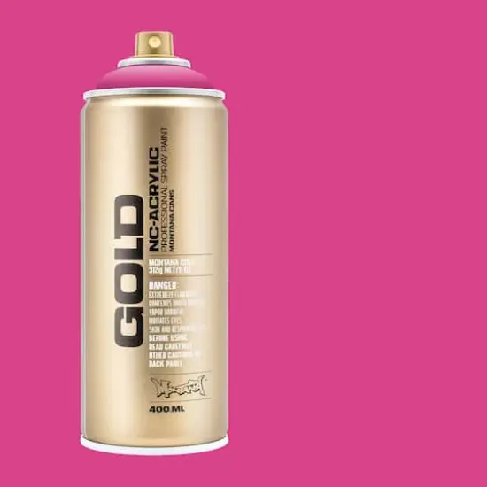 Montana&trade; Gold Acrylic Professional Spray Paint G3130 Pink Pink {4}