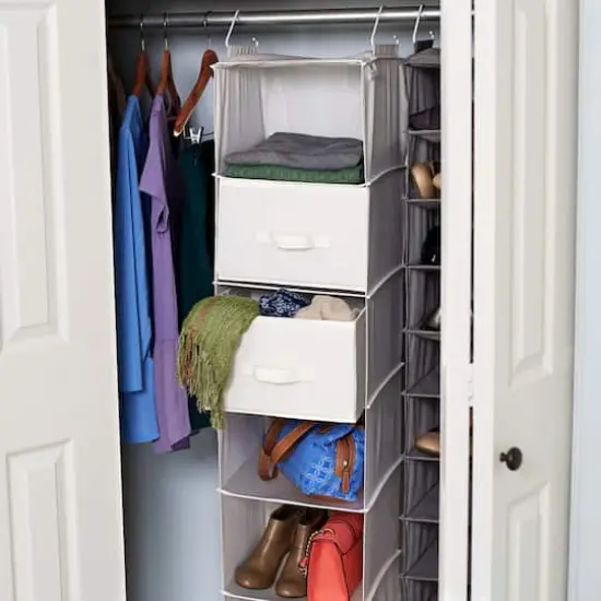 Household Essentials Hanging Closet Organizer Drawers, 2ct. {3}